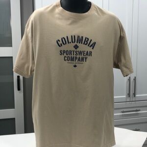 Columbia Tan Graphic T-Shirt - Men's XL